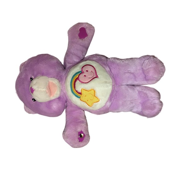 2004 12" Talking Best Friend Care Bear Light Purple Works Excellent Condition - Picture 4 of 8